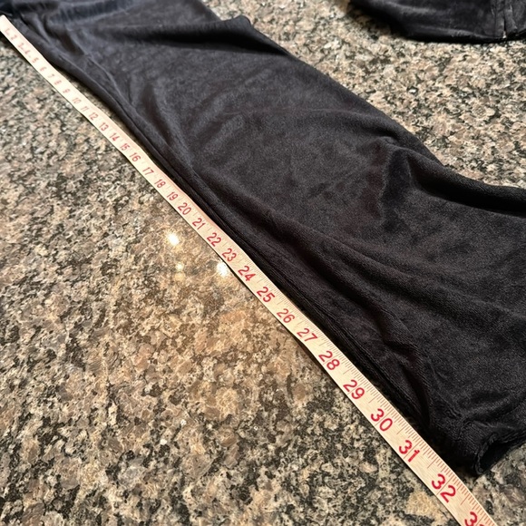 Bus Stop Los Angeles velour black track suit NWT S - Picture 9 of 13